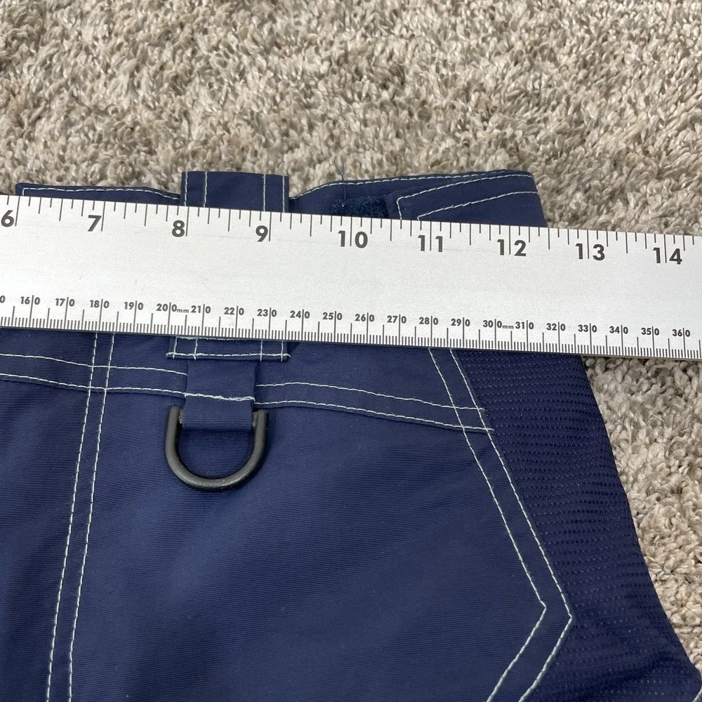 LL‎ Bean Snow Pants Kids Size 10 Insulated Ski Outdoor Nylon Blue Adjustable